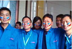 超前涂料90同學(xué)會(huì)現(xiàn)場(chǎng)！河南真石漆知名品牌